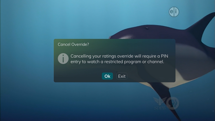 Time Restrictions Cancel Override Prompt