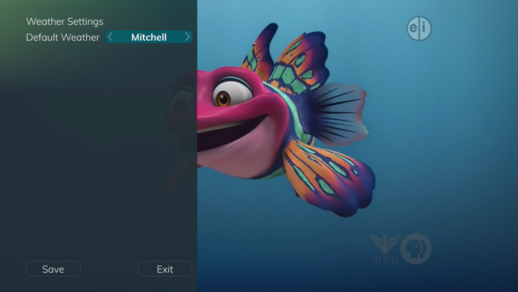 WTCtv Weather Options